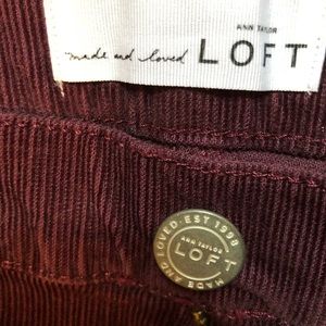 Loft modern skinny corduroy pants 30T (10).